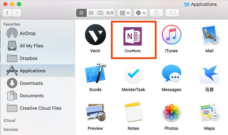 my onenote for mac gets notebooks confused